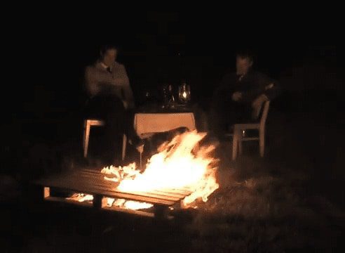 iwan&han retaining a fire